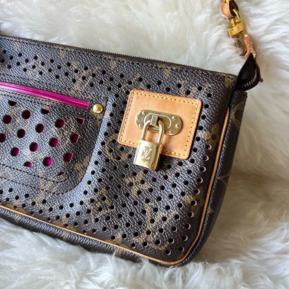 Louis Vuitton Perforated Monogram Clutch - Picture 3 of 10